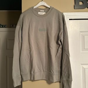Abercrombie & Fitch - Men’s Fleece Crewneck - Olive Green